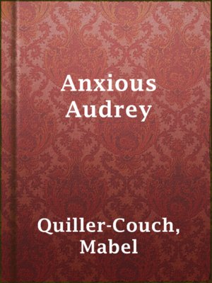 cover image of Anxious Audrey